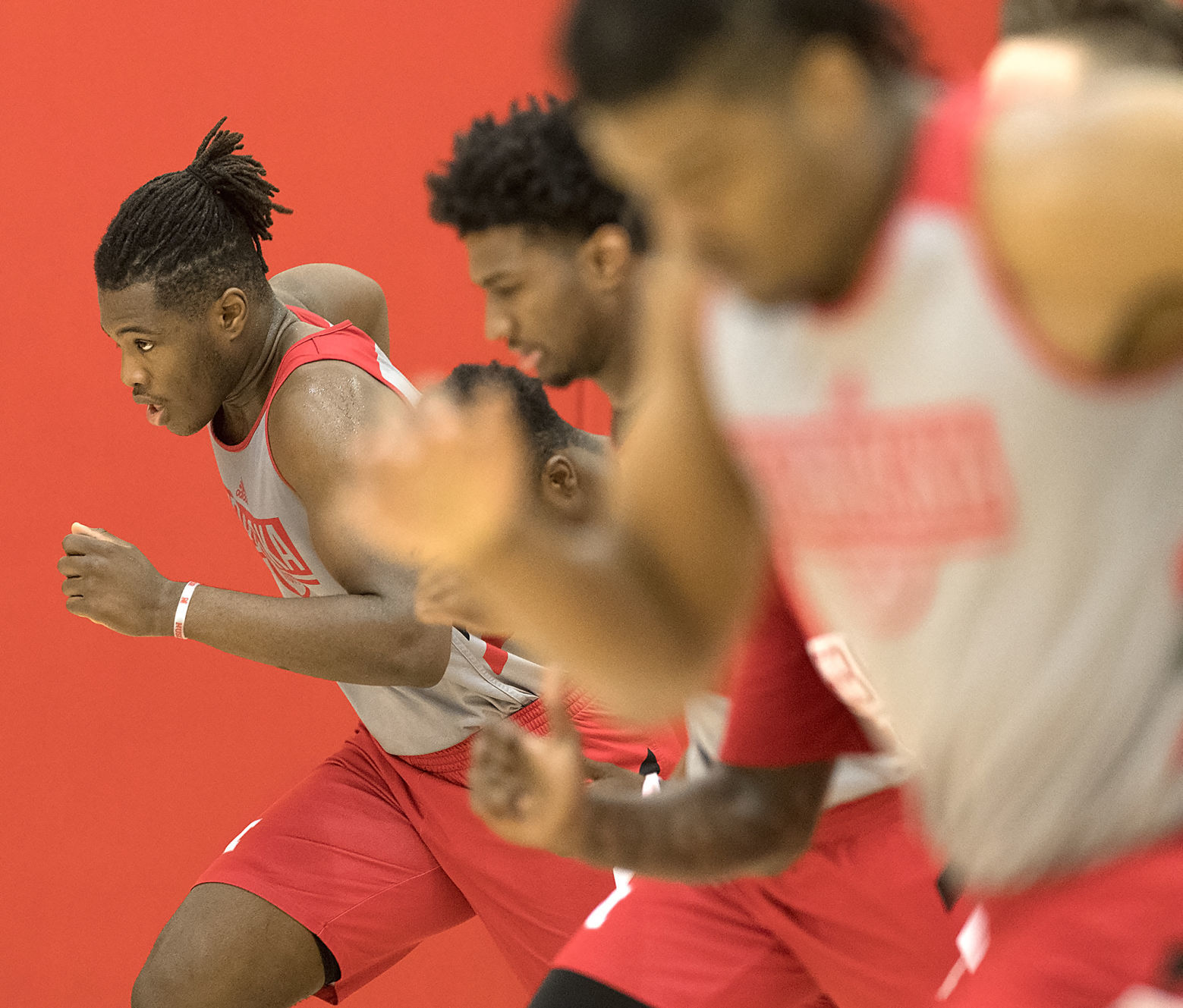 Nebraska hoops practice, 9.25